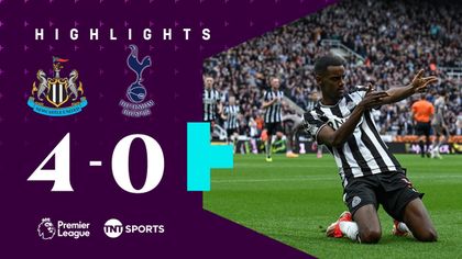 Newcastle v Tottenham - Premier League highlights as Magpies thrash Spurs