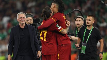 Mourinho celebrates Roma triumph: 'We made history'