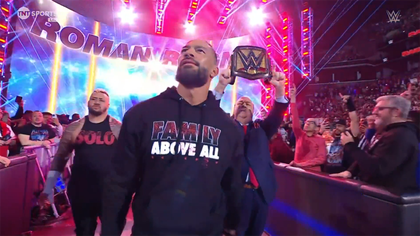 The Rock and Roman Reigns make electrifying RAW entrances ahead of WrestleMania XL