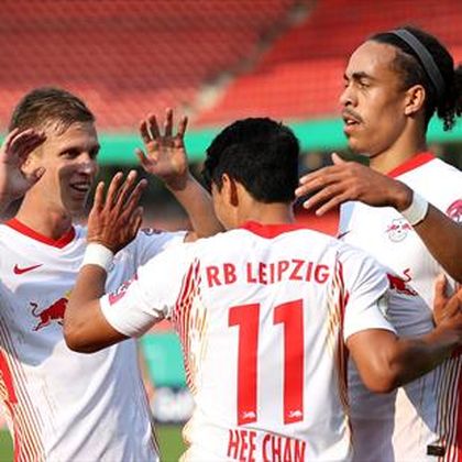 Leipzig ease past Nuremberg for winning start in German Cup