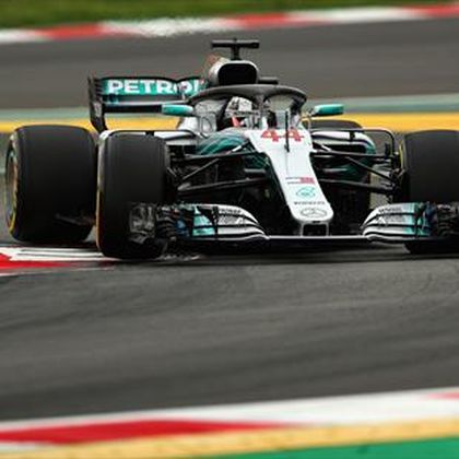 Hamilton ends Vettel's pole run in Spain