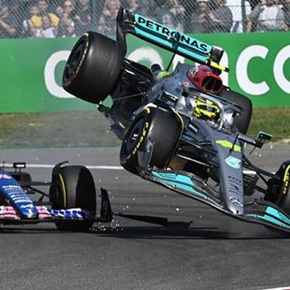 Hamilton retires from Belgian GP after Alonso collision in first lap