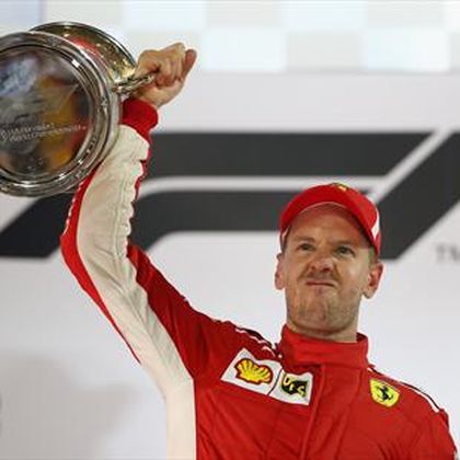 Vettel wins Bahrain GP after frantic finish