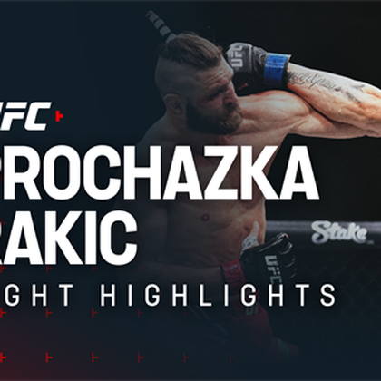 UFC 300 Highlights: Prochazka stops Rakic with impressive flurry of shots