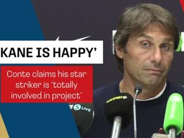 'Harry Kane is happy' - Antonio Conte claims his star is 'totally ...