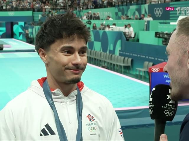 Jake Jarman lost for words after winning Olympic bronze - ‘Scrambled ...