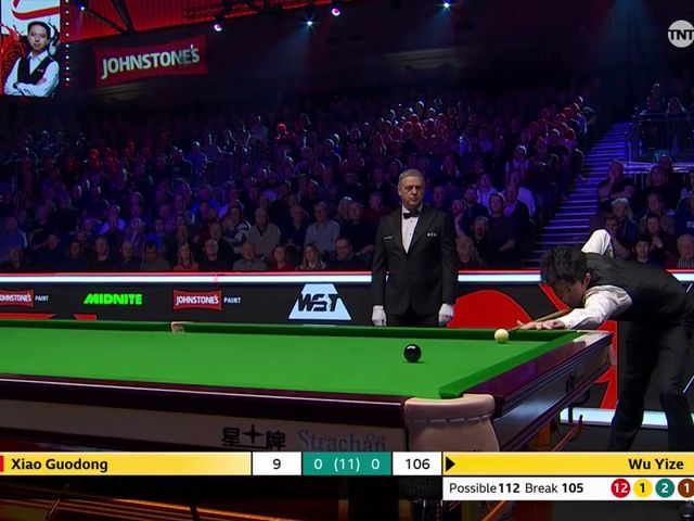 Wu Yize opening century against Xiao Guodong