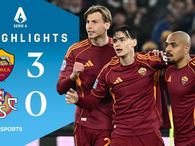 Roma 3-0 Cremonese: Serie A highlights as hosts blow away visitors to ...