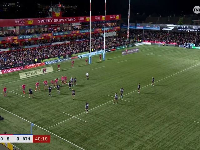 Kepu Tuipulotu bundles over the line for Bath try on stroke of half ...